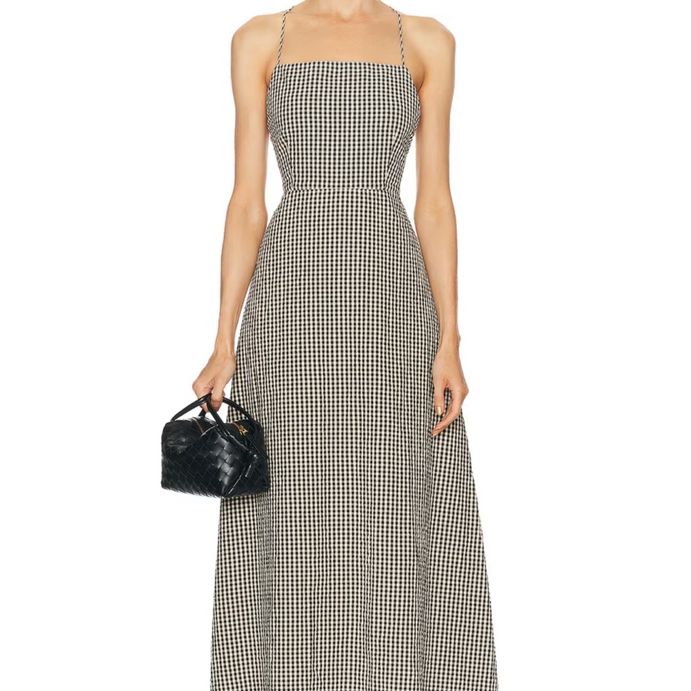 Posse Black and White Maxi Dress